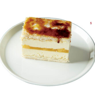 5.季節のチーズケーキ（₩13,000）。コーヒーに集中してほしいという理由からデザートは1種類のみ。