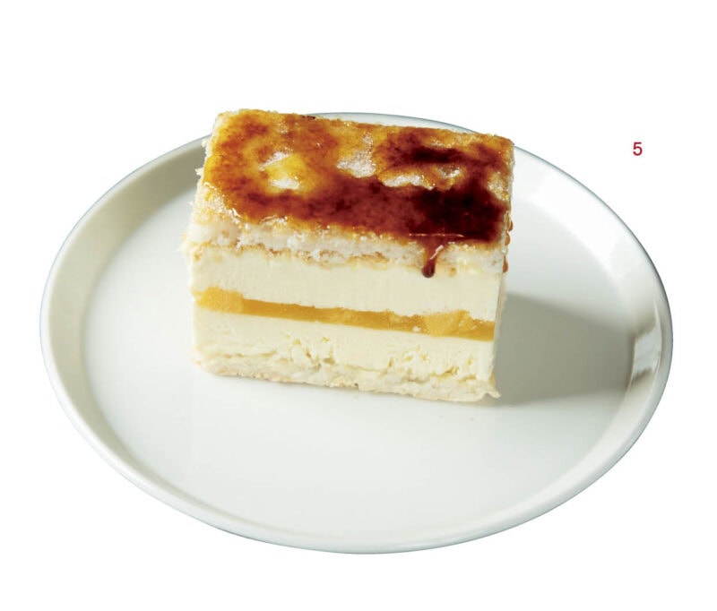 5.季節のチーズケーキ（₩13,000）。コーヒーに集中してほしいという理由からデザートは1種類のみ。