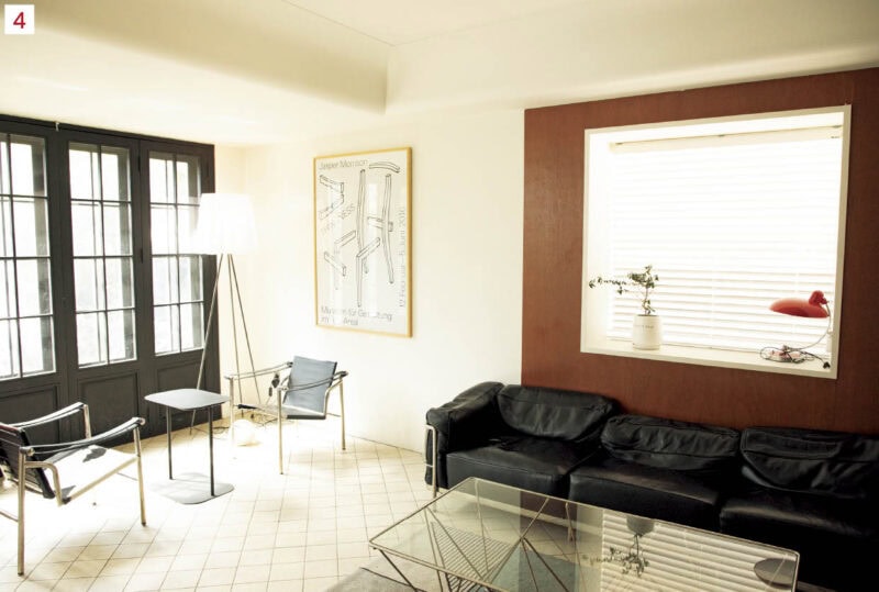 2~4.閑静な住宅街・延禧洞に位置し、自然光が気持ちよくゆったりした雰囲気で音楽とコーヒーに向き合える。「どこに座るかでインテリアが違うから、見え方も変わって楽しい」。