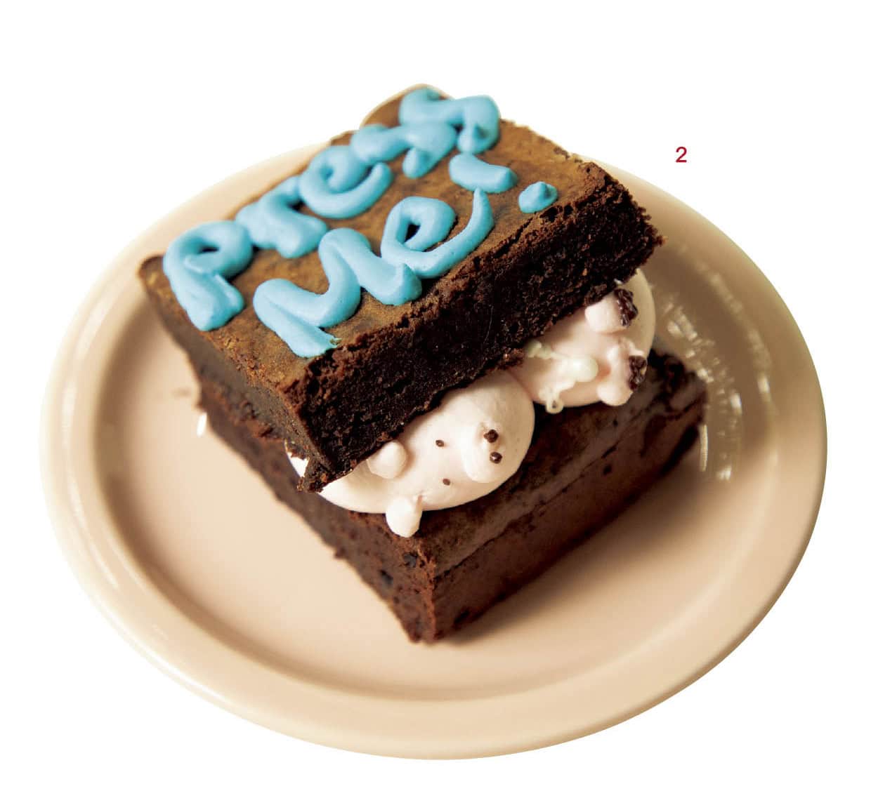 2･3.「Press Me!を押すとブタちゃんが出てくるのが斬新で盛り上がる！ 子どもも喜びそう♡」プレスブラウニー（₩9,000）。