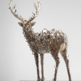 名和晃平《PixCell-Deer#74》2024年、ポーラ美術館 ©Kohei Nawa, Photo by Nobutada OMOTE, Courtesy of SCAI THE BATHHOUSE