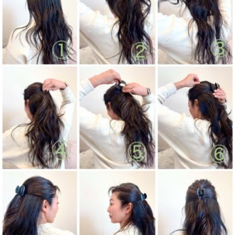 忙しい朝の時短ヘアアレンジやってみた！