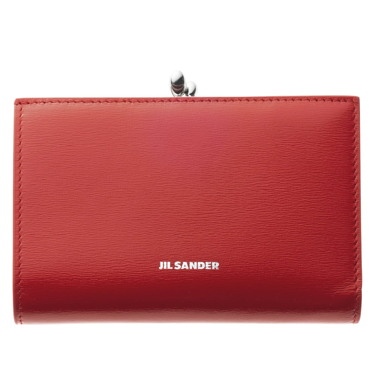 美しい色をクリーンなデザインで堪能。財布［H8×W12.5×D2］￥148,500（ジル サンダー／ジルサンダージャパン）