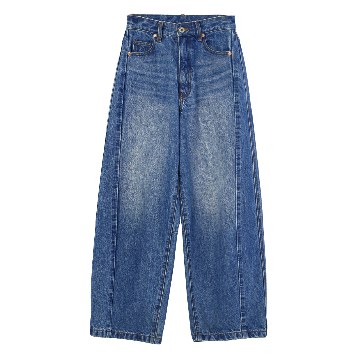 ブルーワイドカーブデニム￥23,100（クレドナ）