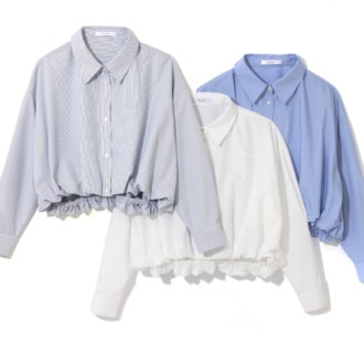 クロップトシャツ各¥5,500(テチチ/キャン カスタマーセンター)