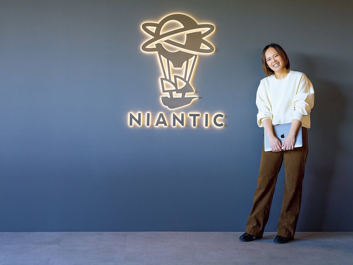 ナイアンティック ジャパンで『モンスターハンターNow』プロデューサーを務める麥谷さん。10歳の男の子と５歳の女の子のママ。都内近郊で夫と４人で暮らす