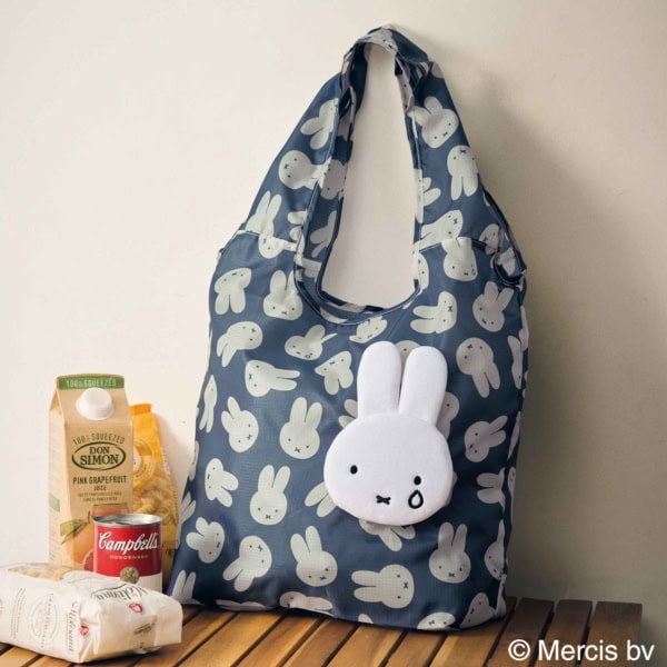 InRed 2026年3月号 付録【miffy
ふわふわフェイス形エコバッグ】 ミッフィーの“ふわふわ”フェイス形になるエコバッグ