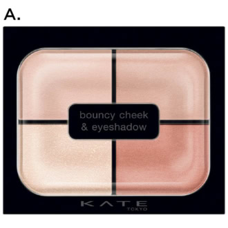 A.ケイト バウンシーチークシャドウ PK-2（カネボウ化粧品）