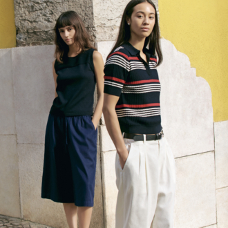 コットンスキッパーポロセーター￥2,990