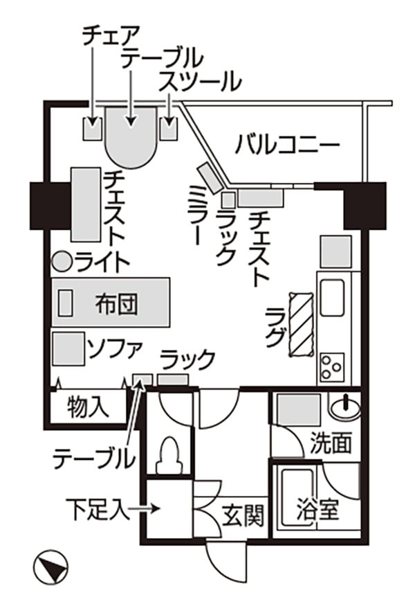 所在地_東京都　住居歴_4カ月　住宅形態_賃貸　間取り_1R　家族_1人暮らし
