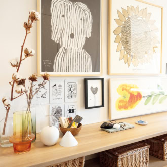 玄関まわりにはアートをON