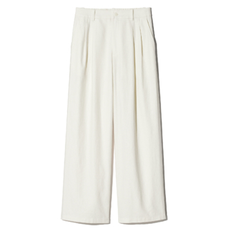 リネンブレンドストレートパンツ￥4,990