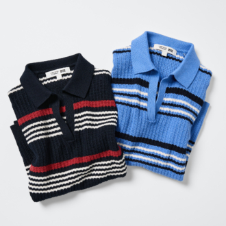 コットンスキッパーポロセーター各￥2,990
