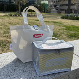 InRed 5月号 付録 コールマン トートバッグ&マチ広ボックス型 アルミバッグ