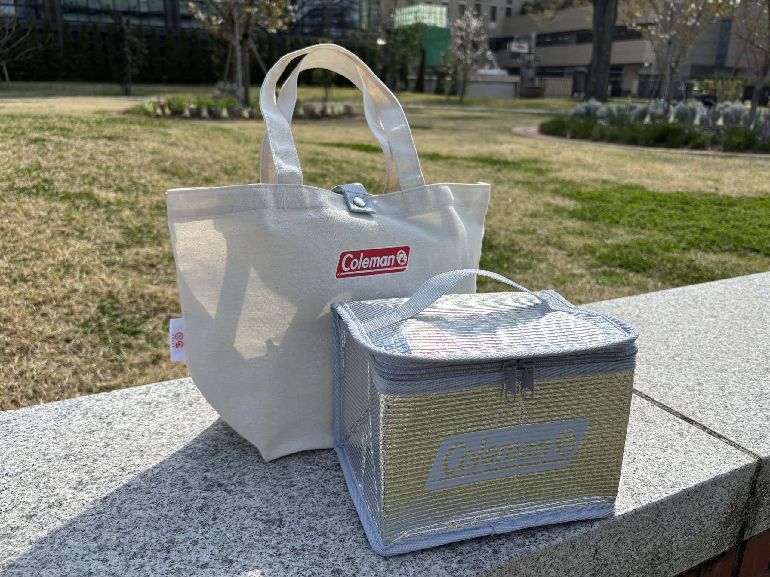 InRed 5月号 付録 コールマン トートバッグ＆マチ広ボックス型 アルミバッグ