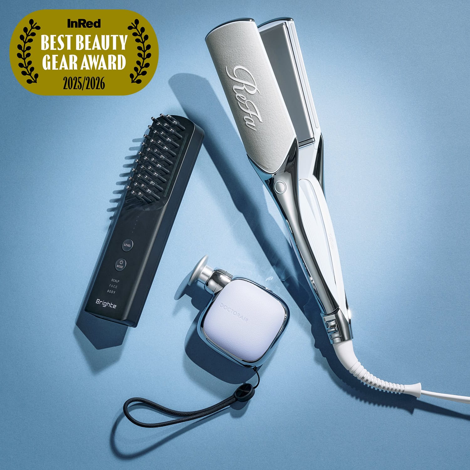 ブライト エレキブラシ+、リファ リファパワーストレート アイロン プロ、ドクターエア エクサガン ポケット