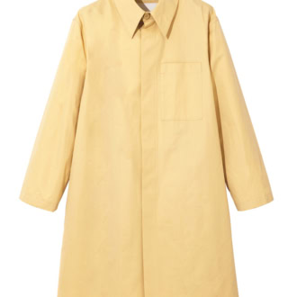 「比翼仕立てのシャツを大きくしたような形がクリーン」（H）コート￥390,500（ジル サンダー／ジルサンダージャパン）