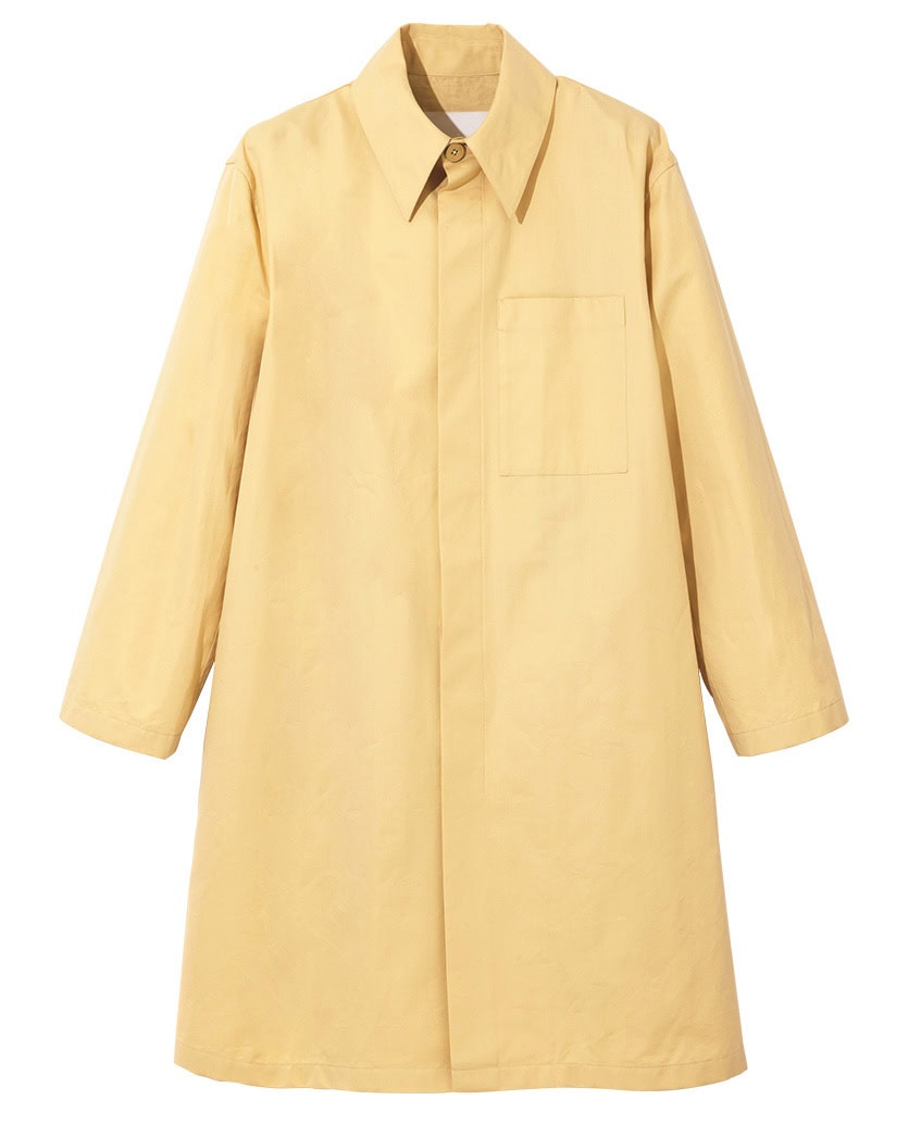 「比翼仕立てのシャツを大きくしたような形がクリーン」（H）コート￥390,500（ジル サンダー／ジルサンダージャパン）