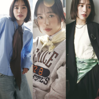 デニムやTシャツが見違える！スタイリストが今一番注目する「カジュアル派のためのスカーフ」