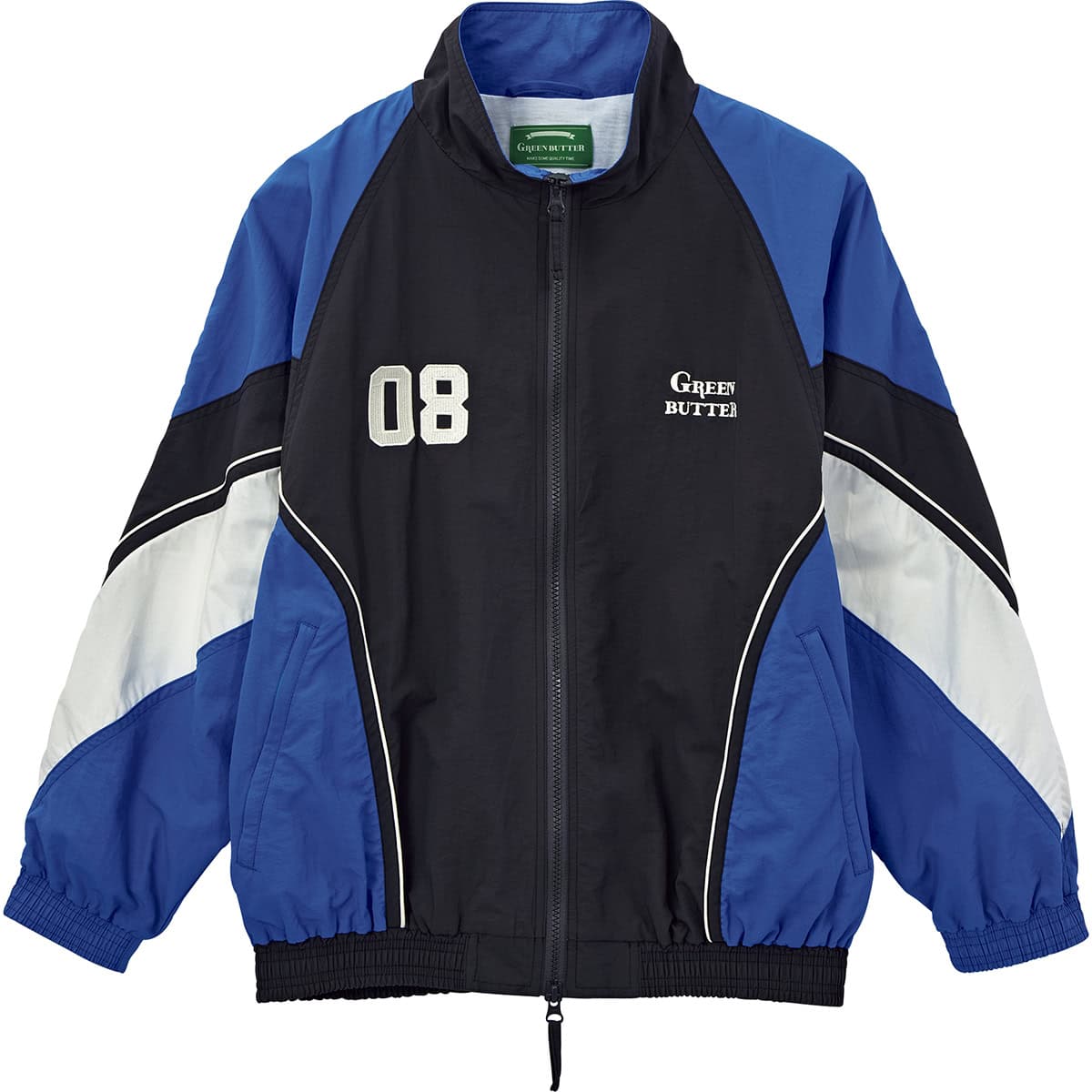 ナイロンのブルゾン￥35,200（グリーンバター／ジャック・オブ・オール・トレーズ プレスルーム）