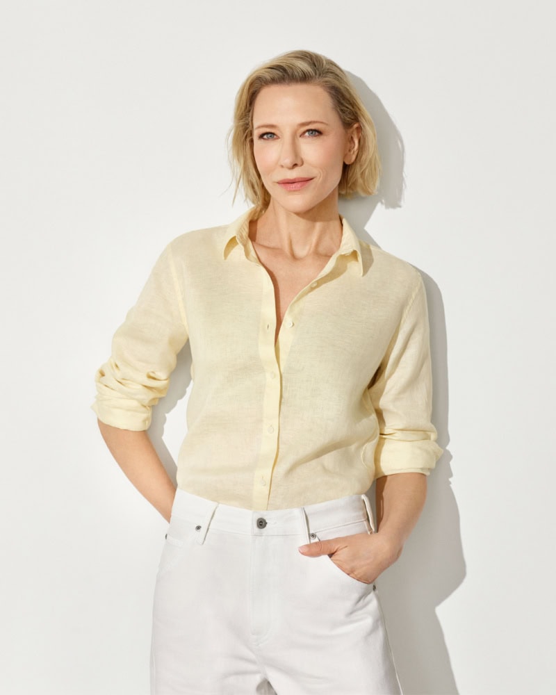 プレミアムリネンシャツ￥3,990