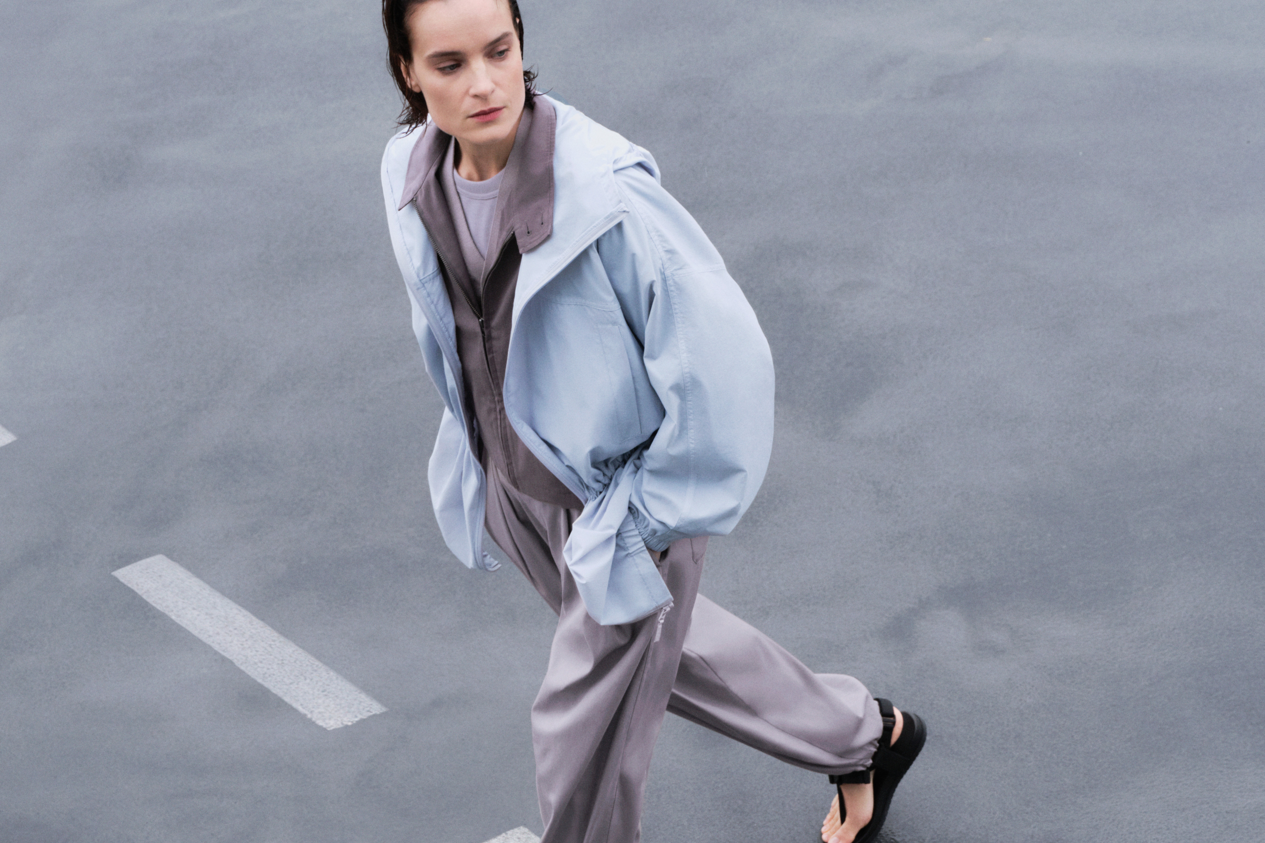 UVカットシアーオーバーサイズパーカ￥6,990