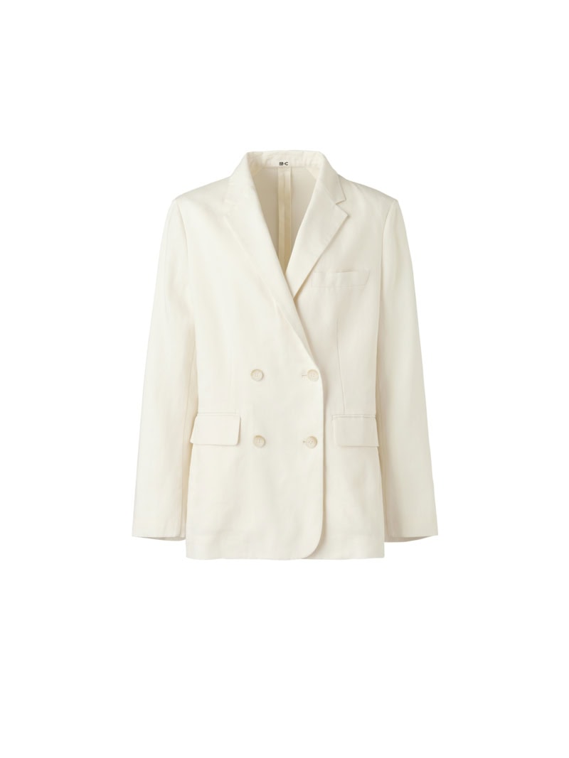 プレミアムリネンジャケットリラックスフィット￥9,990