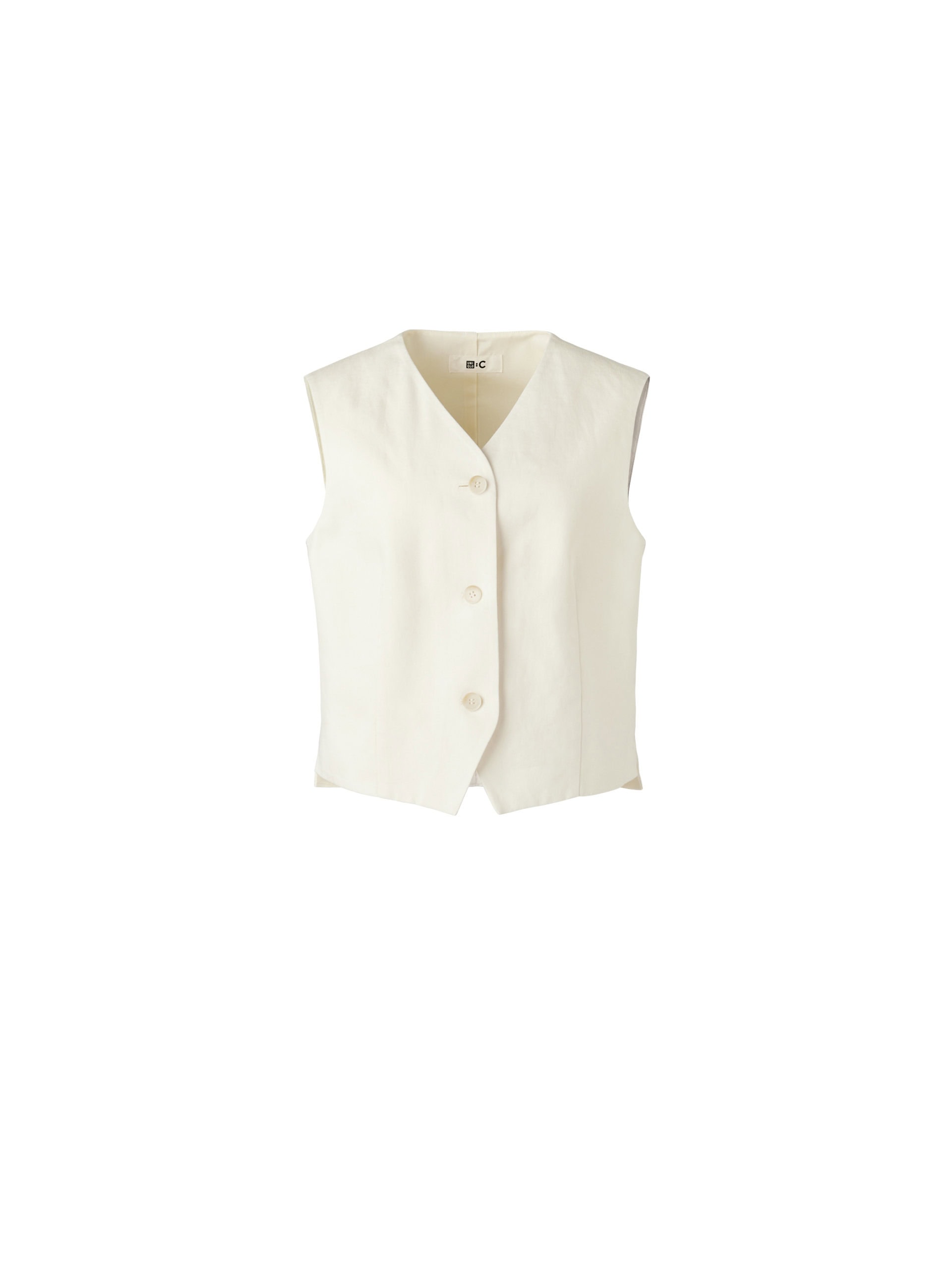 プレミアムリネンベスト￥4,990