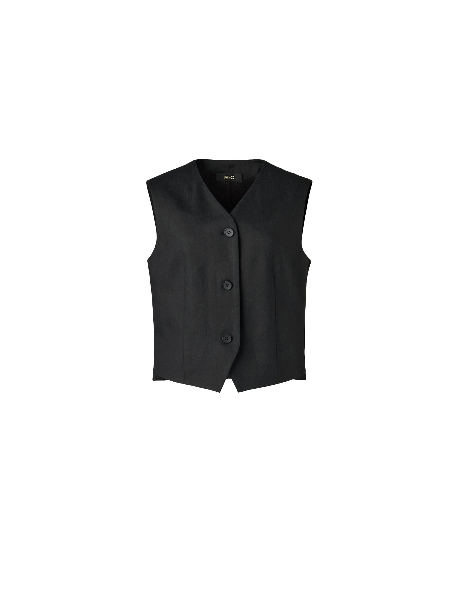 プレミアムリネンベスト￥4,990