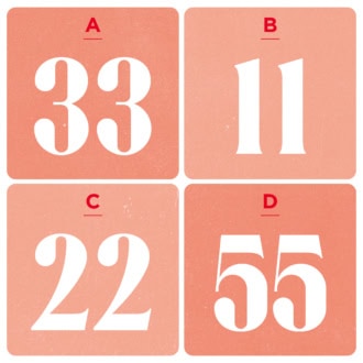 【心理テスト】気になる数字はどれ？　「あなたにぴったりの恋人作りの方法」がわかる！