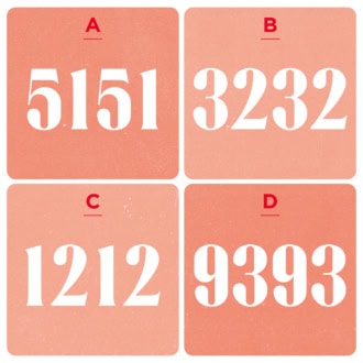 【心理テスト】気になる数字はどれ？ 「新生活のラッキーアイテム」がわかる！