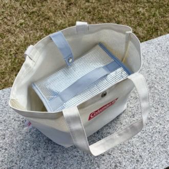 InRed 5月号 コールマン付録 / アルミバッグをトートバッグにセットしても使えます!
