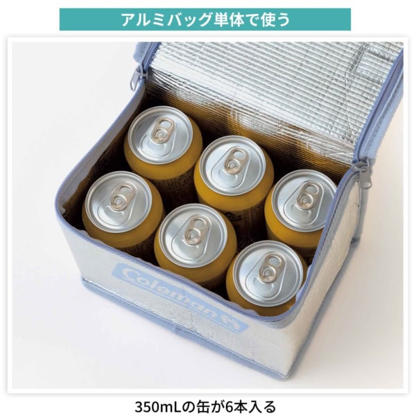 InRed 2026年5月号 付録【コールマン
セットでも別々でも使える！
アルミバッグ&トートバッグ豪華2点セット】 
