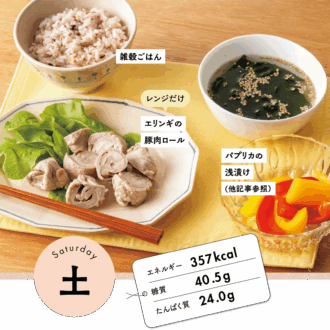 １週間のやせ献立レシピ