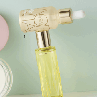 1.フレッシュ ルミナス ハーバルオイル(アルビオン) 2.マクロヴィンテージ T3 プレミアムオイル(Koh Gen Do)