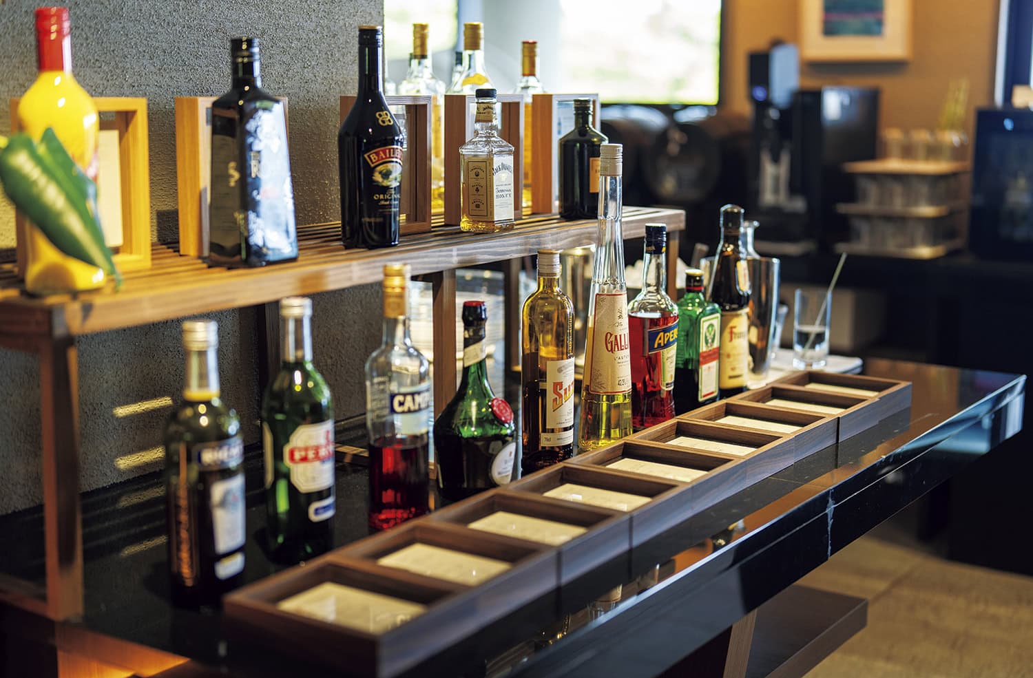 ビール、ワイン、各種リキュールなど