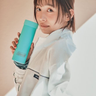 真空断熱ステンレスボトル ミント（450mL）￥4,180（コールマン／コールマン カスタマーサービス）