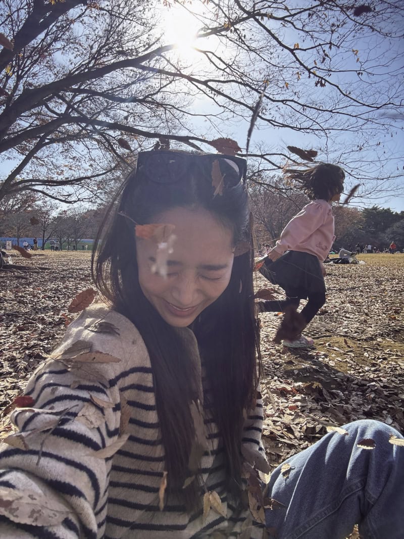 「休日は子どもたちと公園へお出かけ。自然と触れ合って、目一杯楽しみます」