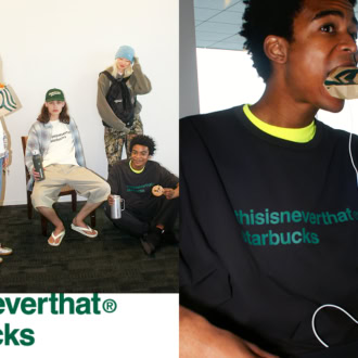 スターバックスとディスイズネイバーザットが初コラボ