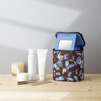 インレッド付録 6月号 ジャーナル スタンダード レリューム ミラー付き縦型バニティポーチ