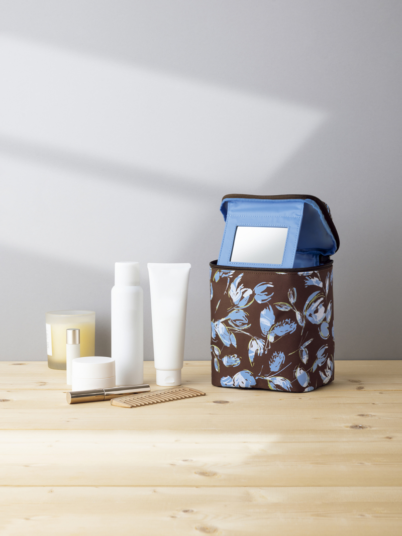 インレッド付録 6月号 ジャーナル スタンダード レリューム ミラー付き縦型バニティポーチ