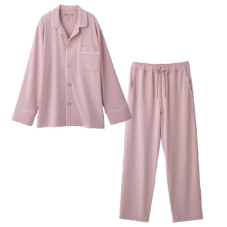 トップス長袖＆ロングパンツセット ピンク￥16,500