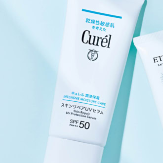 キュレル 潤浸保湿 スキンリペアUVセラムSPF50・PA+++ 60g ¥2,200〈編集部調べ〉(花王)