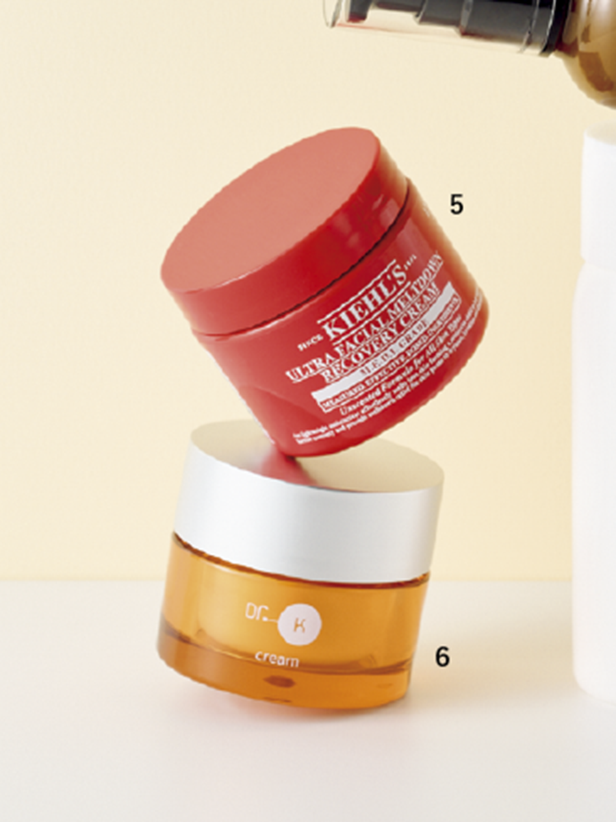 5.キールズ R クリーム UFC（KIEHL’S SINCE 1851／キールズ）6.薬用ABC-GプレミアムクリームTA［医薬部外品］（ドクターケイ）