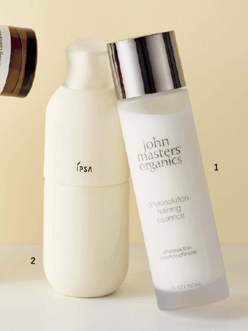1.フィトソリューション リファイニング エッセンス(ジョンマスターオーガニック)2.イプサ ME センシティブn 2(イプサ)