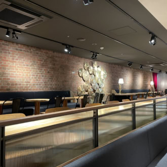横浜ハンマーヘッド店のイートインスペース