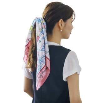 【ヘアゴム巻き】リボンアレンジで後ろ姿も華やか！