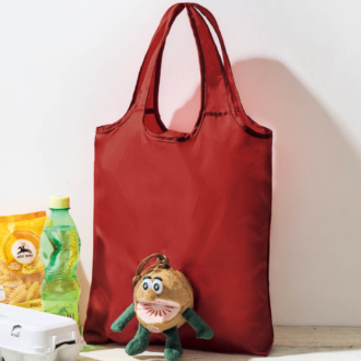 インレッド付録 7月号 ゼスプリ キウイブラザーズ レッドの ぬいぐるみエコバッグ