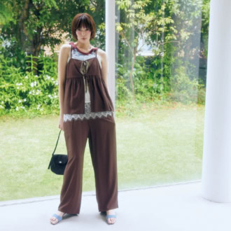 チープに見せない優秀服。グローバルワークの「キャミ＆パンツ」で作る大人の夏カジュアル