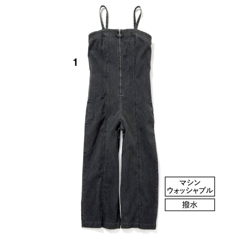 デニムオールインワン¥12,980(アンフィーロ/オンワード樫山)